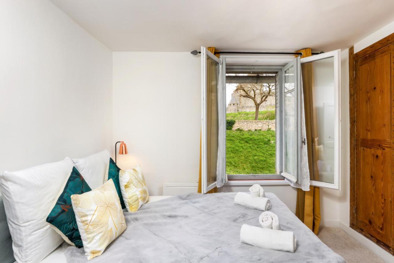카르카손 Le Pied A Terre De La Cite - Parking Au Pied De La Cite 아파트 외부 사진